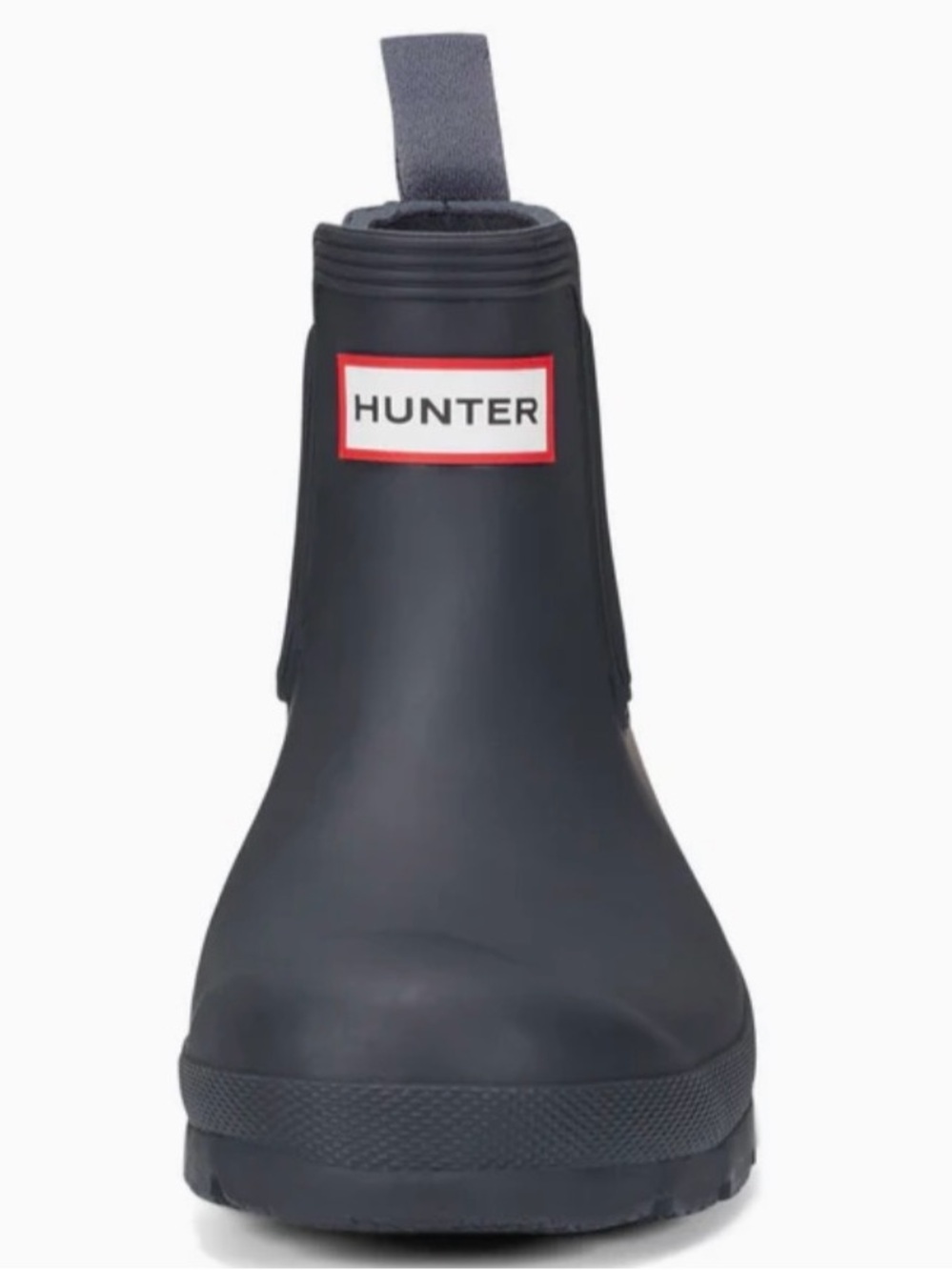 Women's Original Chelsea Boots Blue Slip-On Rubber Ankle Boots Navy/Hunter/Navy - Picture 3 of 11